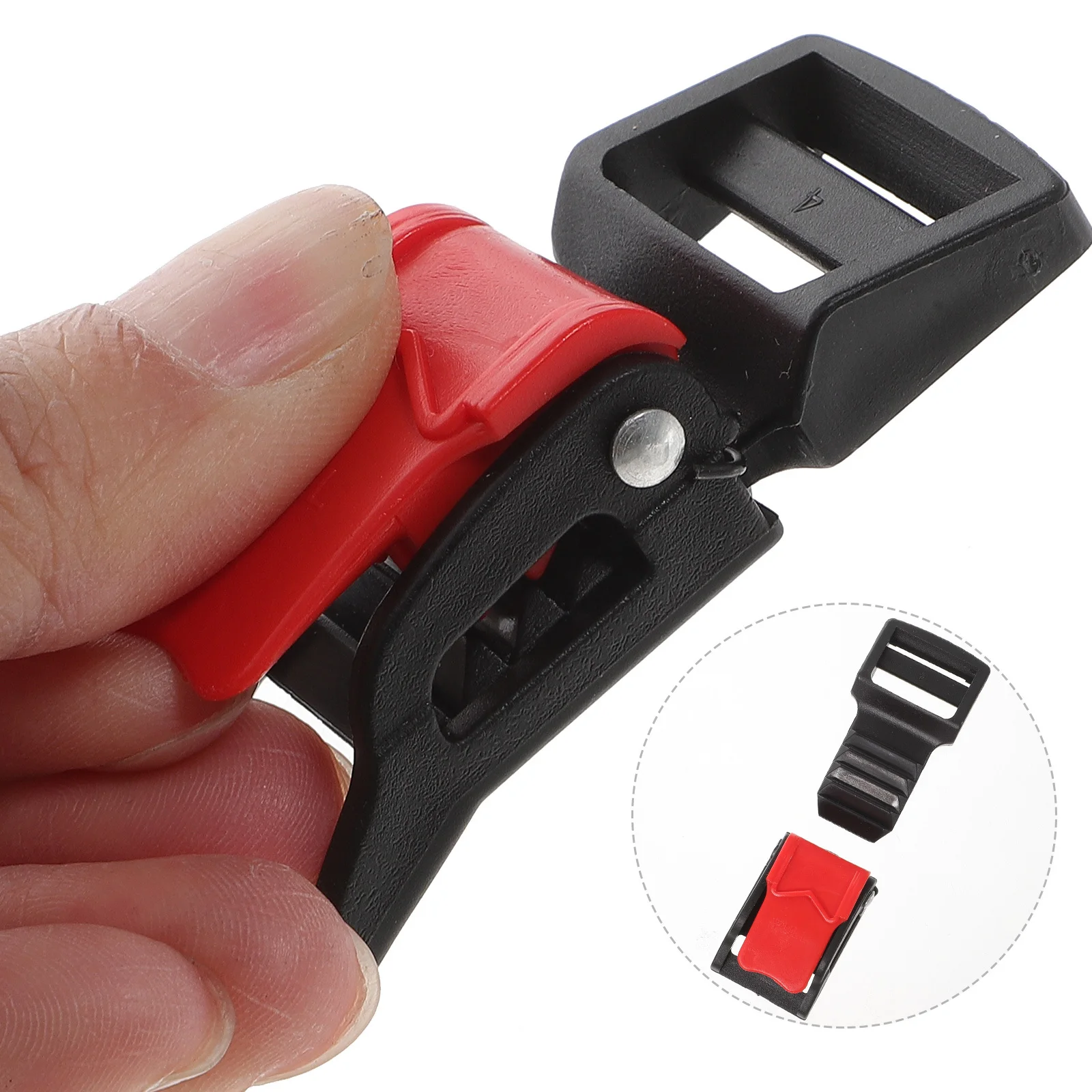 

10Pcs Motorcycle Accessories Quick Release Buckle Set Heavy Duty Strap Buckle for Chin Strap Repair and