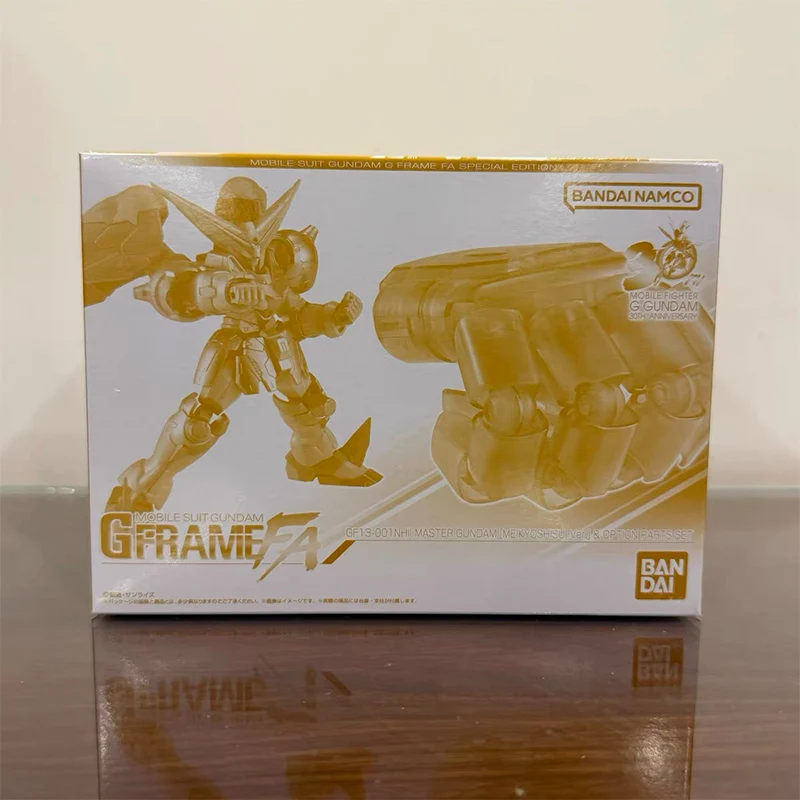 Bandai Echt Shokugan G FRAME GF13-001NHII MASTER GUNDAM [MEIKYOSHISUI Ver.] & optie Onderdelen Set Anime Action Figure Model Cadeau