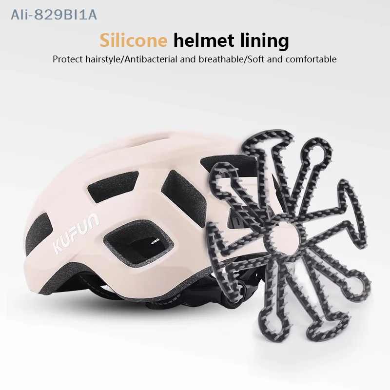 Flexible Helmet Anti-deformation Inner Silicone Pad Ventilate Helmet Liner Pad Helmet Padding Motorcycle Bike Helmet Accessories