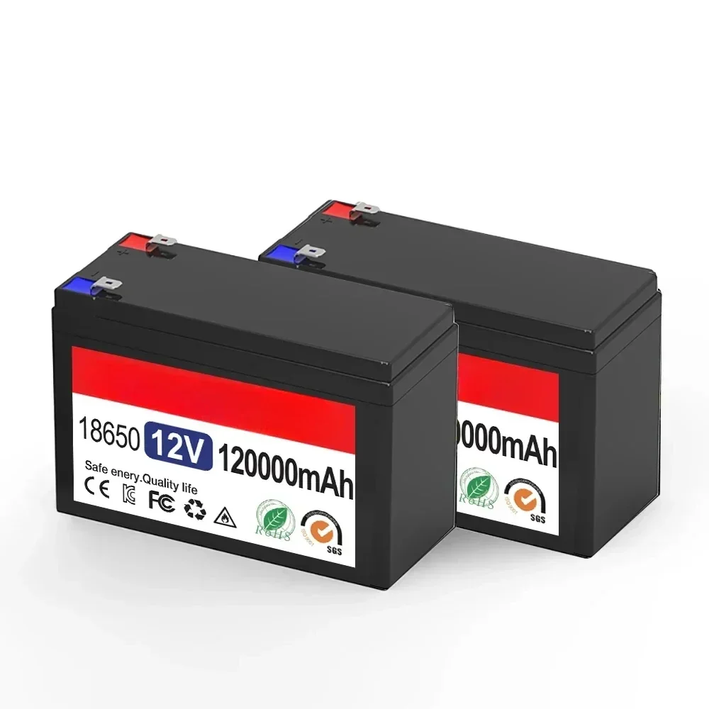 12v 18650 Li-ion rechargeable battery pack 120Ah 30A battery for solar energy built-in high current BMS electric vehiclebattery