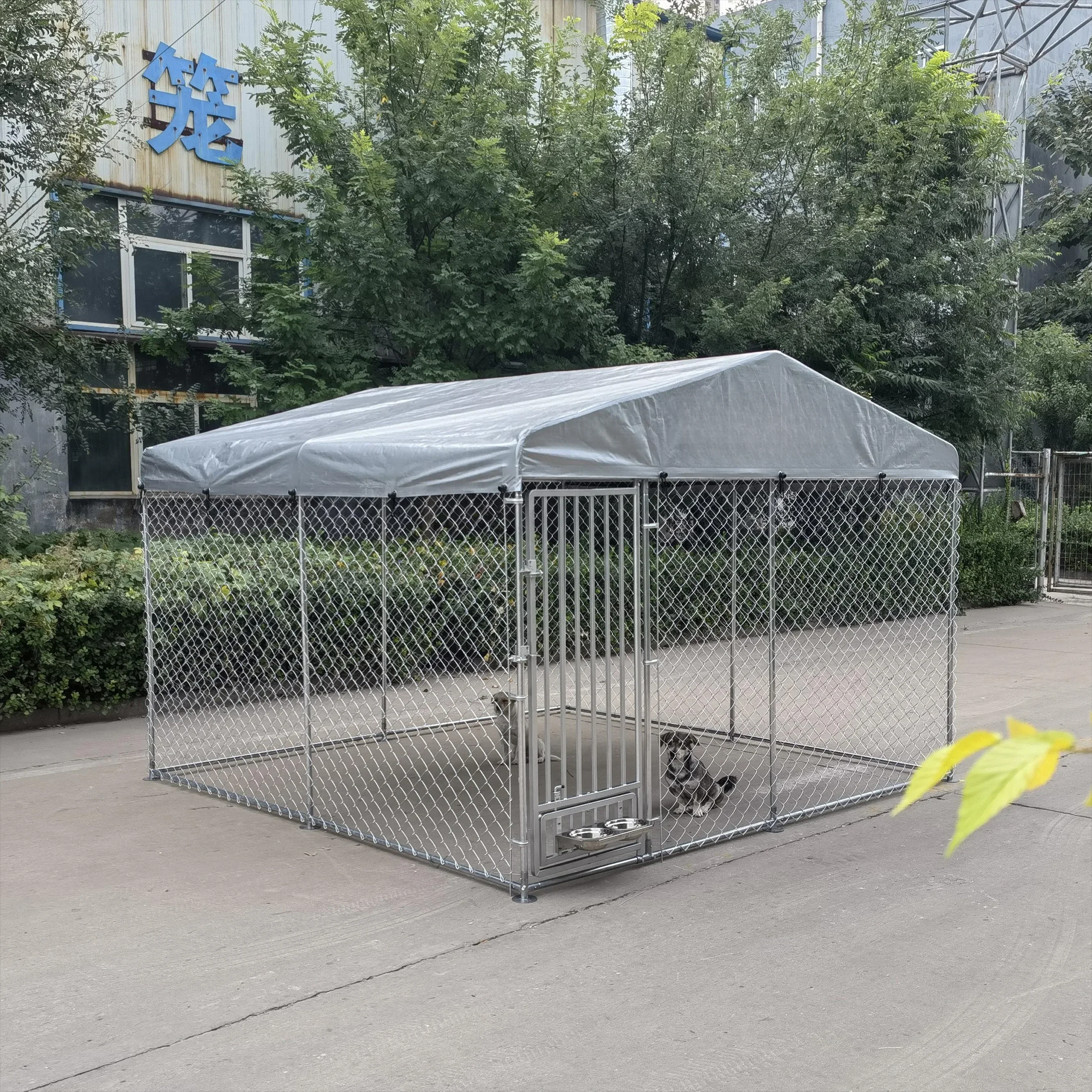 3M outdoor dog house, oversized heavy cage fence