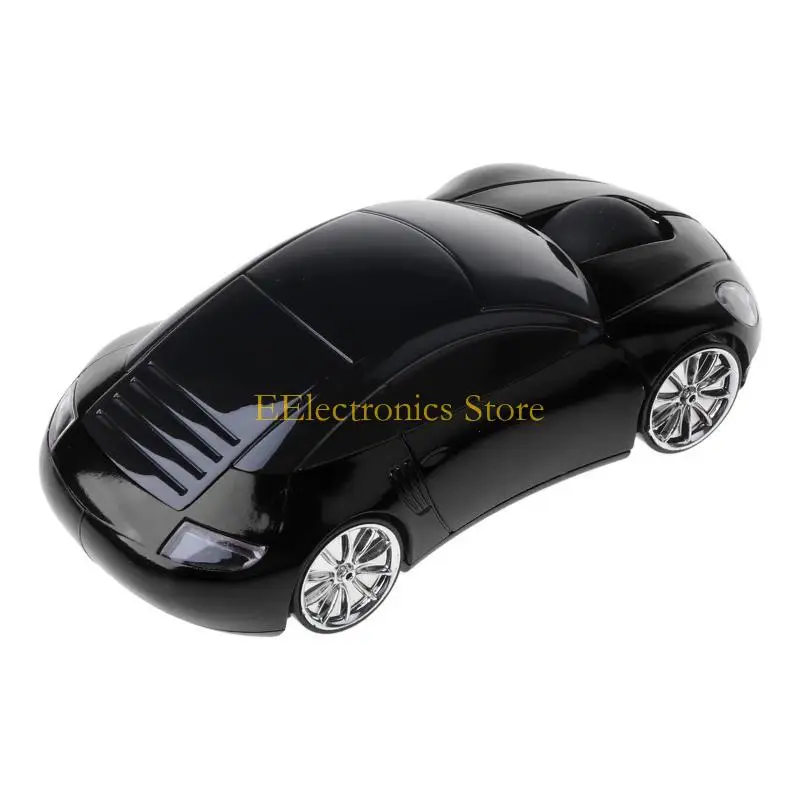 B03C 2.4G 1600DPI Mouse USB Receiver Wireless LED Light Car Shape Optical Mice