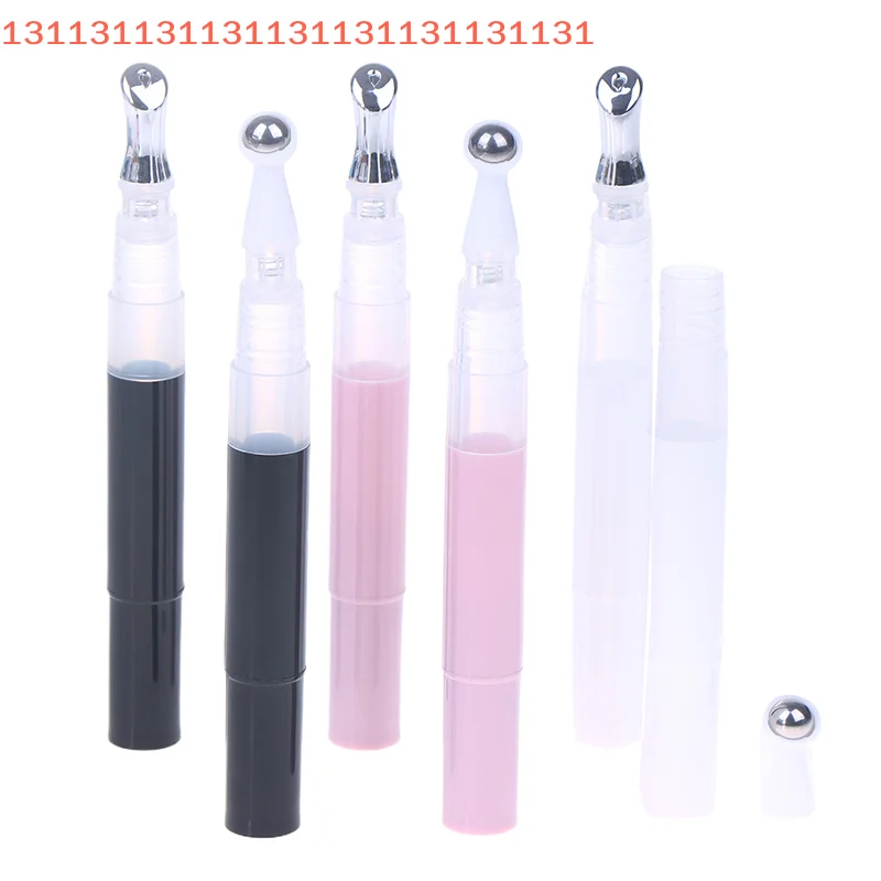 3 مللي المحمولة السفر جوهر عينة الحاويات الرش فراغ العين هلام كريم أنابيب فارغة زيت طبيعي ملمع الشفاه موزع القلم #5