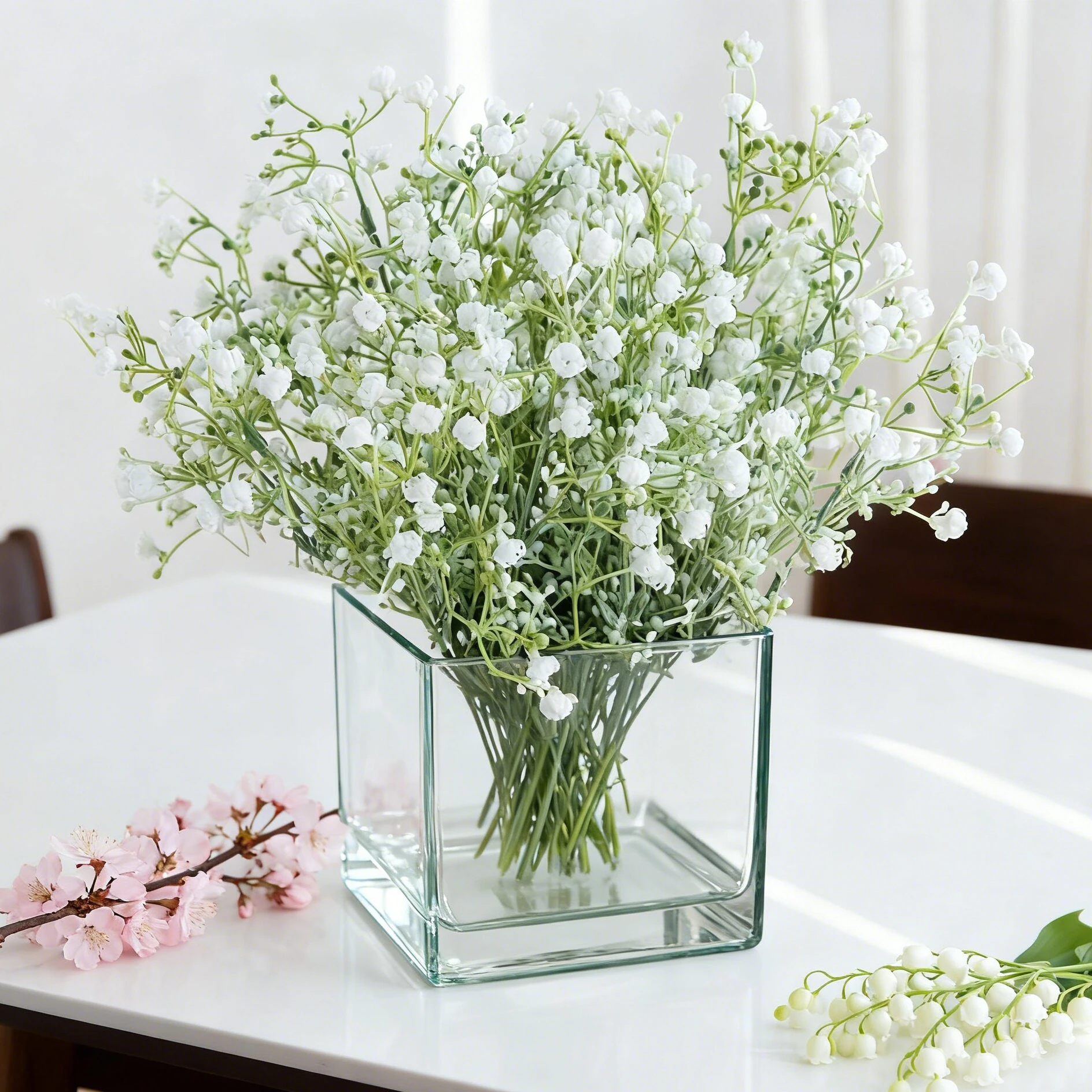 Künstliche Blumen Heiße Verkäufe Pflanze Gypsophila Valentinstag Hochzeit Brautstrauß Hause Vase Garten Wand Diy Geschenke Decora Ornamen