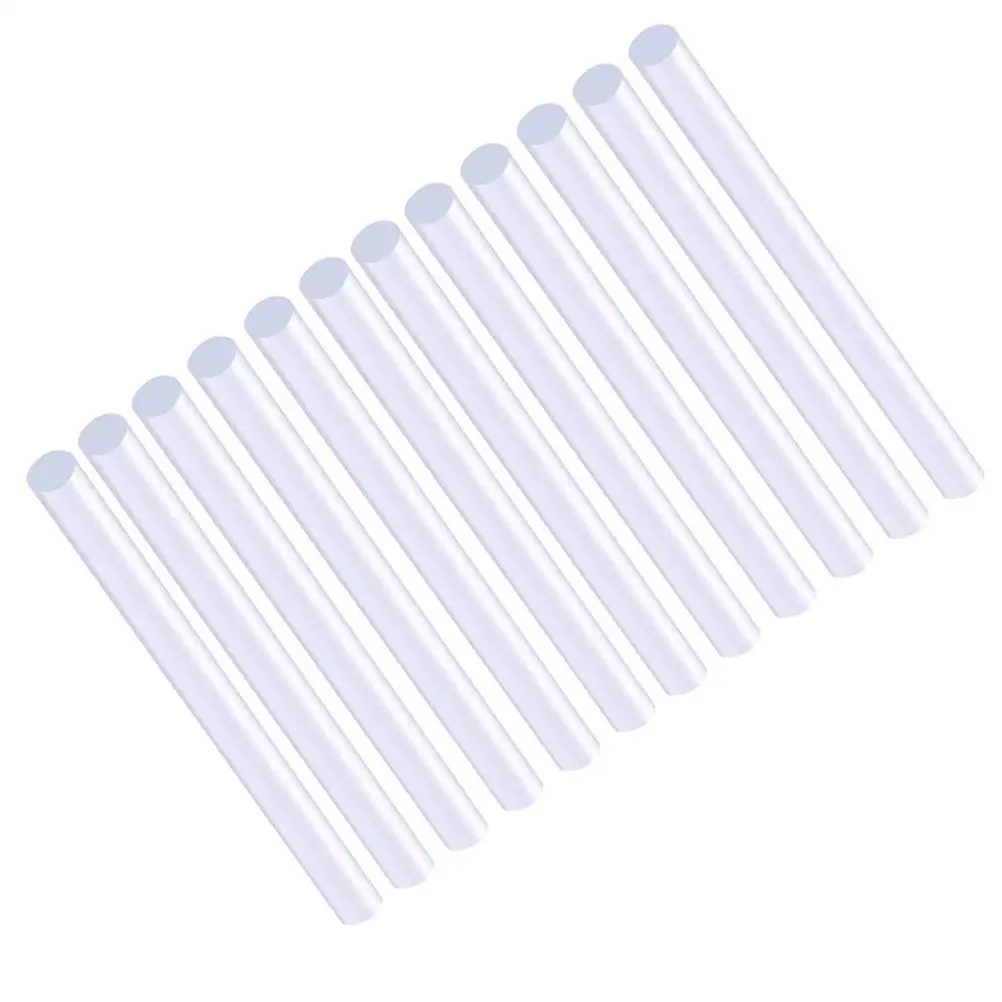 

80pcs Hot Melt Glue Sticks High Low Temperature Mini Strong Adhesive Flexible Luster Durability Safe Clear Box Packing Food