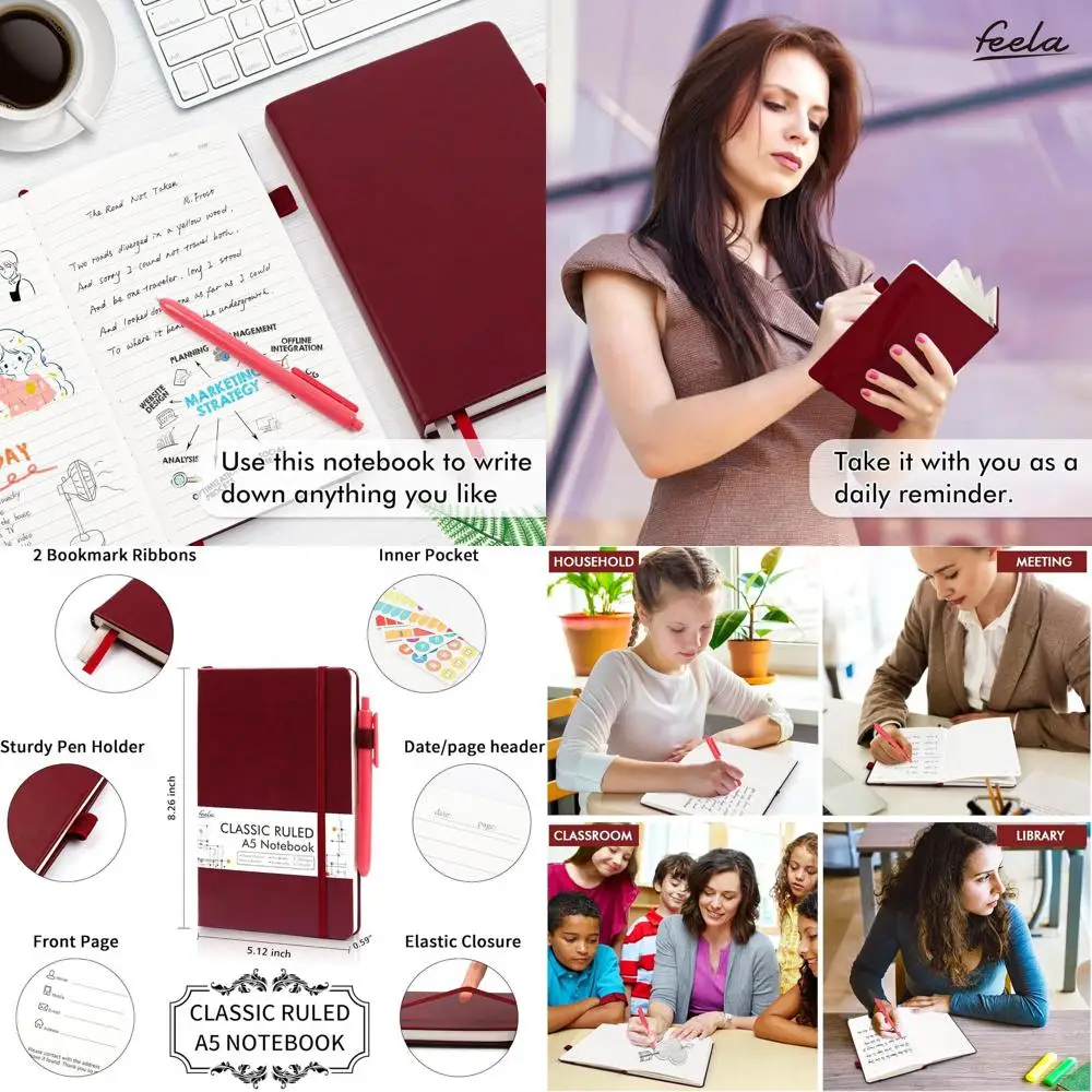 24-Volume A5 Lined …