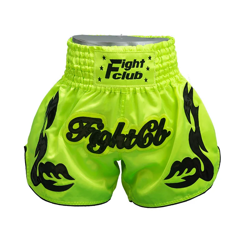 Men's Muay Thai Shorts Kick Boxing Shorts Women Kids Fight Kickboxing Pants Gym BJJ MMA Martial Arts Grappling Training Clothes