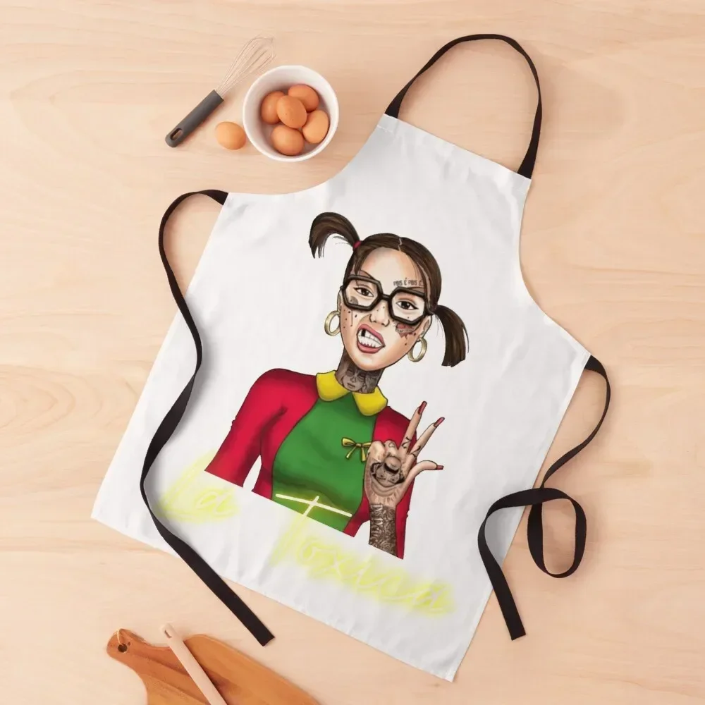 

La Toxica Apron Smock for hairdressing Things For Home And Kitchen Chef Uniform For Men Household Items Kitchen Apron