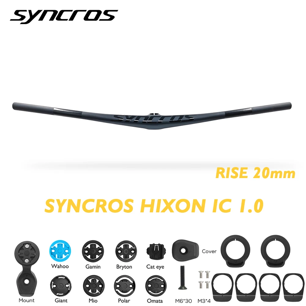 

SYNCROS HIXON IC SL RISE 15mm Mountain Handlebar High Strength Carbon Fiber Integrated Cockpit MTB Handlebar Superscript