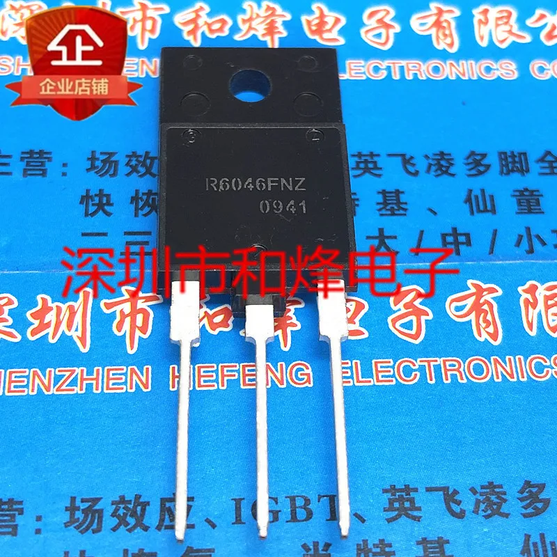 Free shipping   R6046FNZ  TO-3PF 600V 46A       10PCS