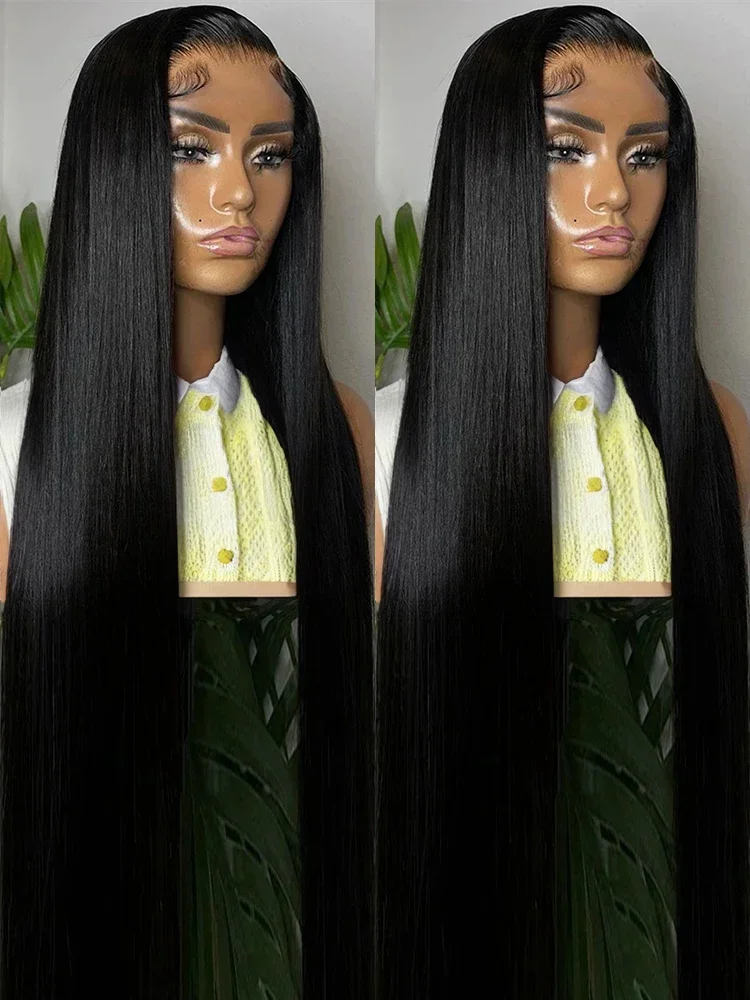 13x4 HD 220% Transparent Lace Front Wig Straight Wigs 7x5 HD Glueless Wig Human Hair Pre Plucked Brazilian 250 Density For Women