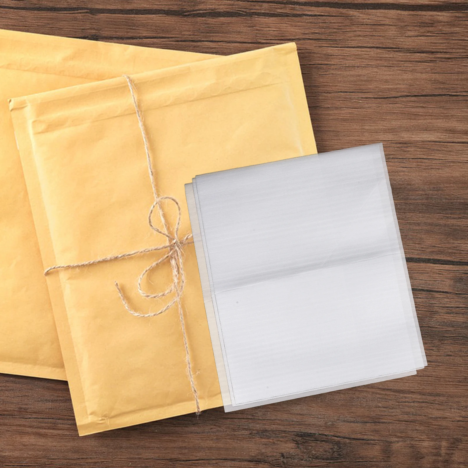 

100 Pcs Package Bags Pearl Cotton Chopsticks Thicken Bottle Shipping Covers for Traveling White Cutlery Storage Straws