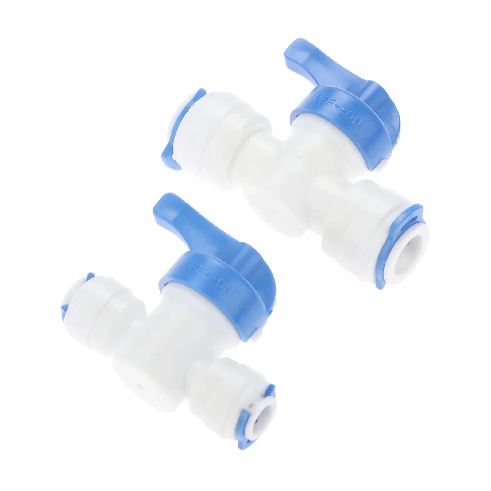 1 Buah Fitting Akuarium Osmosis Reveser Katup Bola Air Plastik Fitting Kontrol Koneksi Cepat Selang OD 1/4 "3/8" Lurus RO