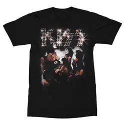 Lick It Up Destroyer T-Shirt Love Gun Unmasked Kiss Band Rock and Roll Over