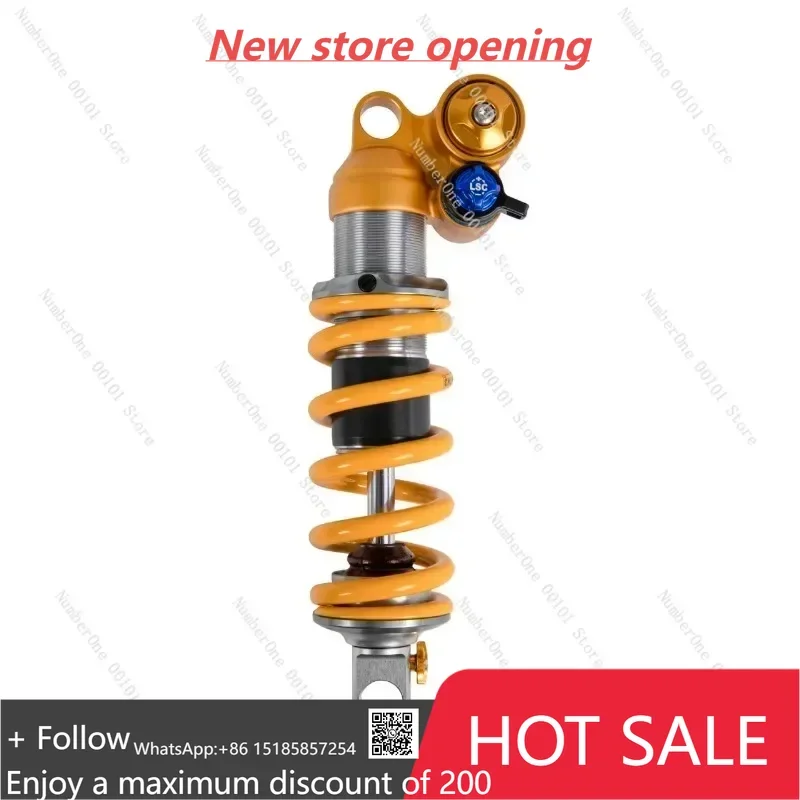 

Rear spring shock absorber for bicycles