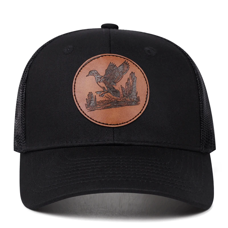 1pc Fashion Creative Hip Hop Hat Bird Printed Baseball Hat Outdoor Adjustable Decorative Sunshade Hat Unisex Mesh Hat Truck Hat
