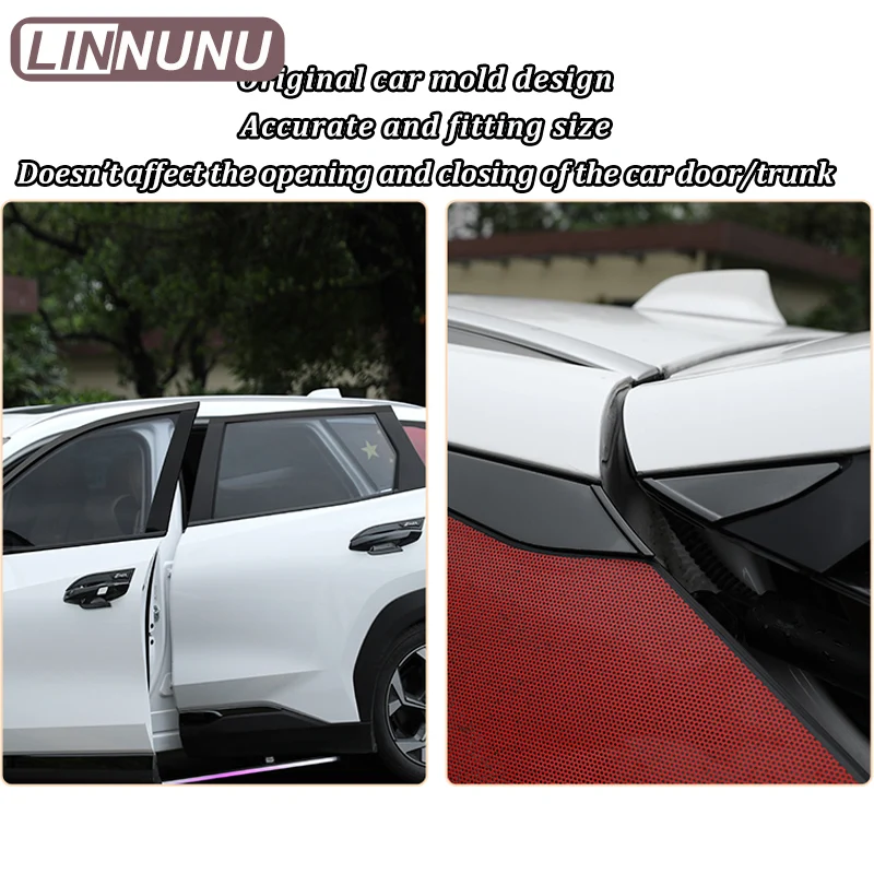 LINNUNU Car Window Decorative Strip Fit for Geely Atlas II Starray Boyue L Modified Stainless Steel Window Stickers Accessories