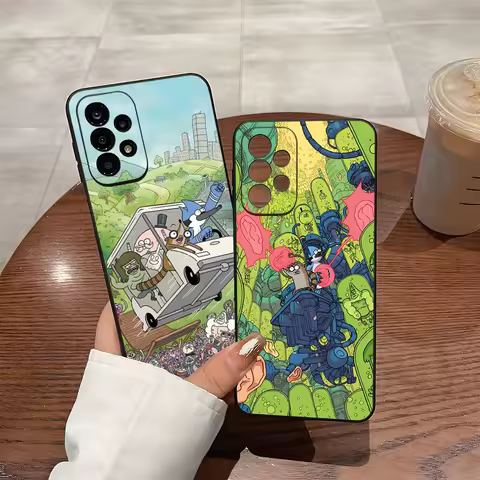 Cartoon Regulars Show Phone Case For Samsung S24 Ultra S22 S23 S25 S20 Fe S21 Plus Galaxy A54 A34 A24 A53 A14 Back Cover