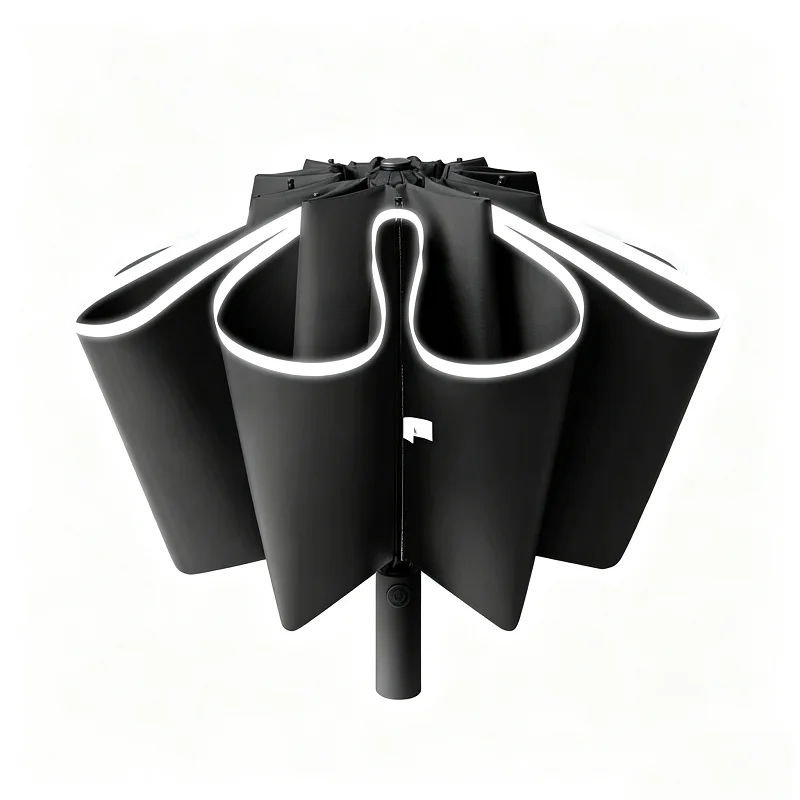 Reverse Folding Umbrella, Double‑Rib Automatic Umbrella, Sunshade Rain Umbrella, Compact For Commute & Outdoor