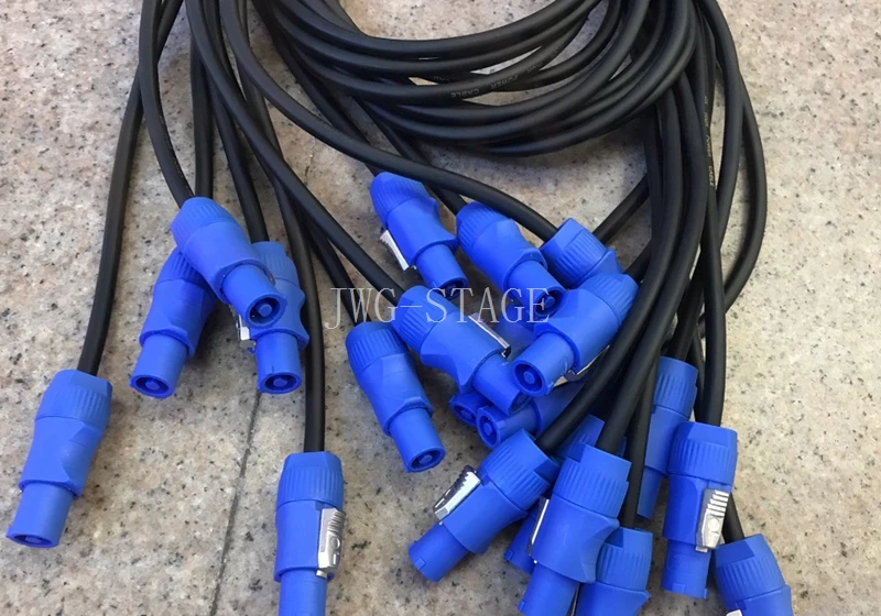 4pcs/lot 1Meter 2.5mm2  Led Screen Handle Power Supply Connection Cable Moving Head Beam Light Power Supply Connection Cable
