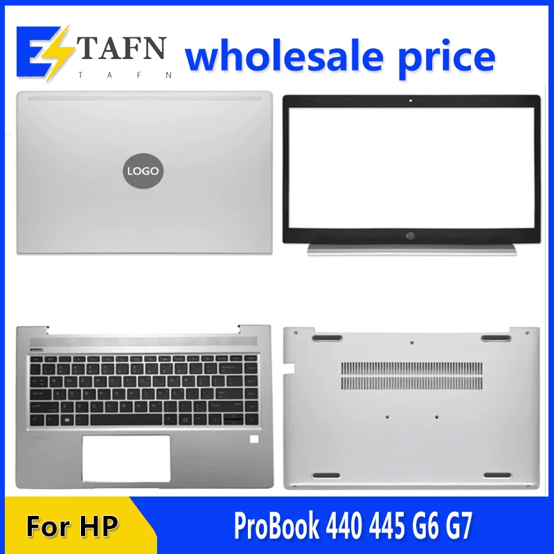 

New For HP ProBook 440 445 G6 G7 ZHAN 66 PRO 14 G2 G3 Laptop LCD Back Cover Front Bezel Upper Palmrest Bottom Base Case Keyboard