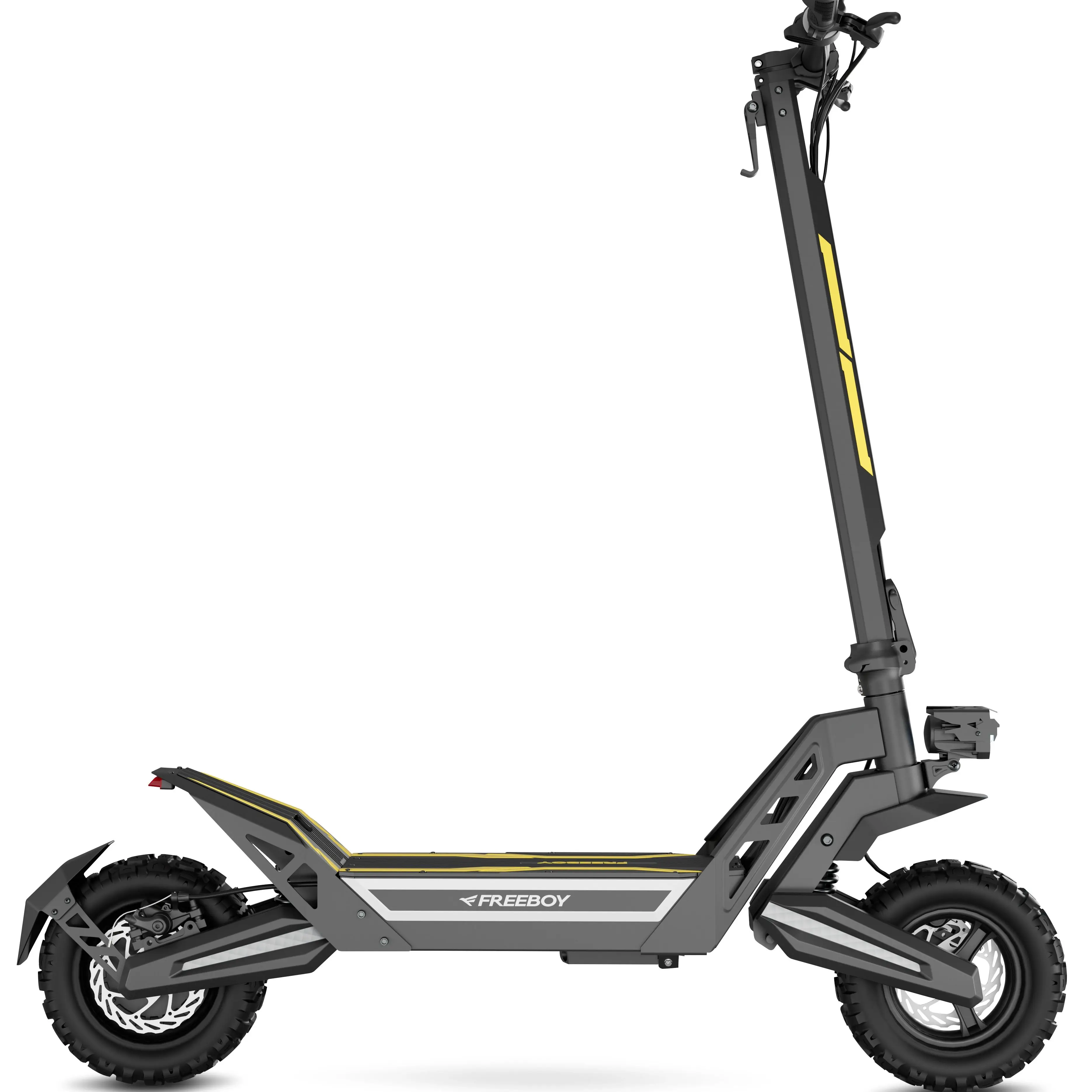 2026 NEUER FREEBOY J2MAX Faltbarer Elektroroller 1200W Antrieb 48V 18,2Ah Akku 55km/h Höchstgeschwindigkeit 50KM Reichweite 11 Zoll Vakuum-Offroad-Reifen Doppelte Scheibenbremse Vorder- und