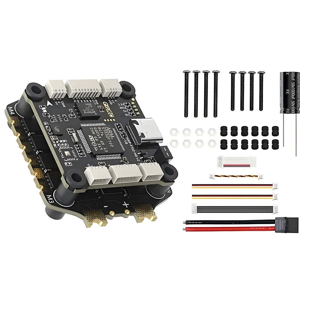 

GEPRC TAKER F722 BLS 65A V2 Flight Stack F722-HD V2 Flight Controller TAKER H65_8S_BLS 65A 4IN1 ESC For RC FPV Drone