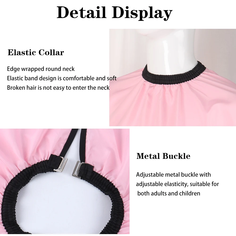 شعار مخصص مقاوم للماء قص الشعر صالون الرأس لمصففي الشعر صالون الشعر الرؤوس مع خط العنق قابل للتعديل 5 قطعة الرؤوس صالون الشعر #3