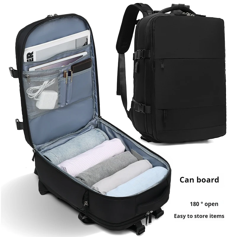 

New USB Charging Computer Laptop Backpack Men Dry Wet Separation Large Capacity Women Backpack Bag Waterproof Travel Backpack
