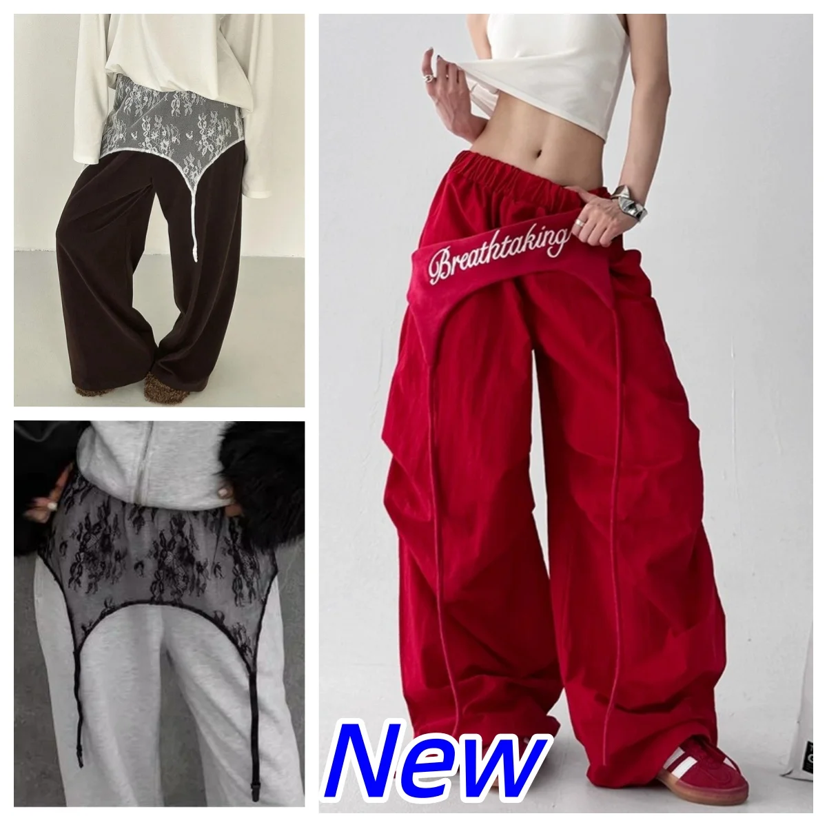 

Асимметричный кружевной пояс-пеплум с регулируемой завязкой на талии, летний шик 2026, повседневный универсальный элегантный женский аксессуар