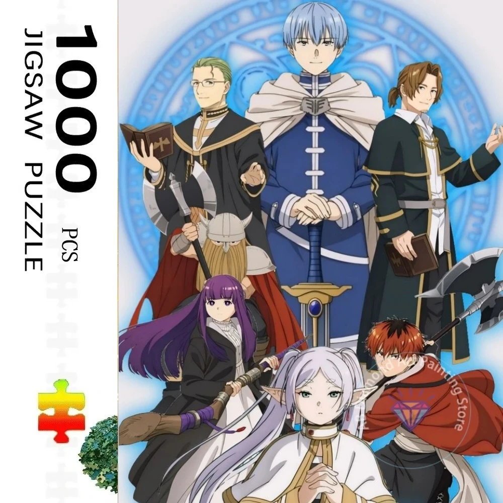 

1000pcs Jigsaw Puzzle, Frieren: Beyond Journey's End Puzzle, Perfect for DIY Creative Fun with Family,Gift ,teasing Toy