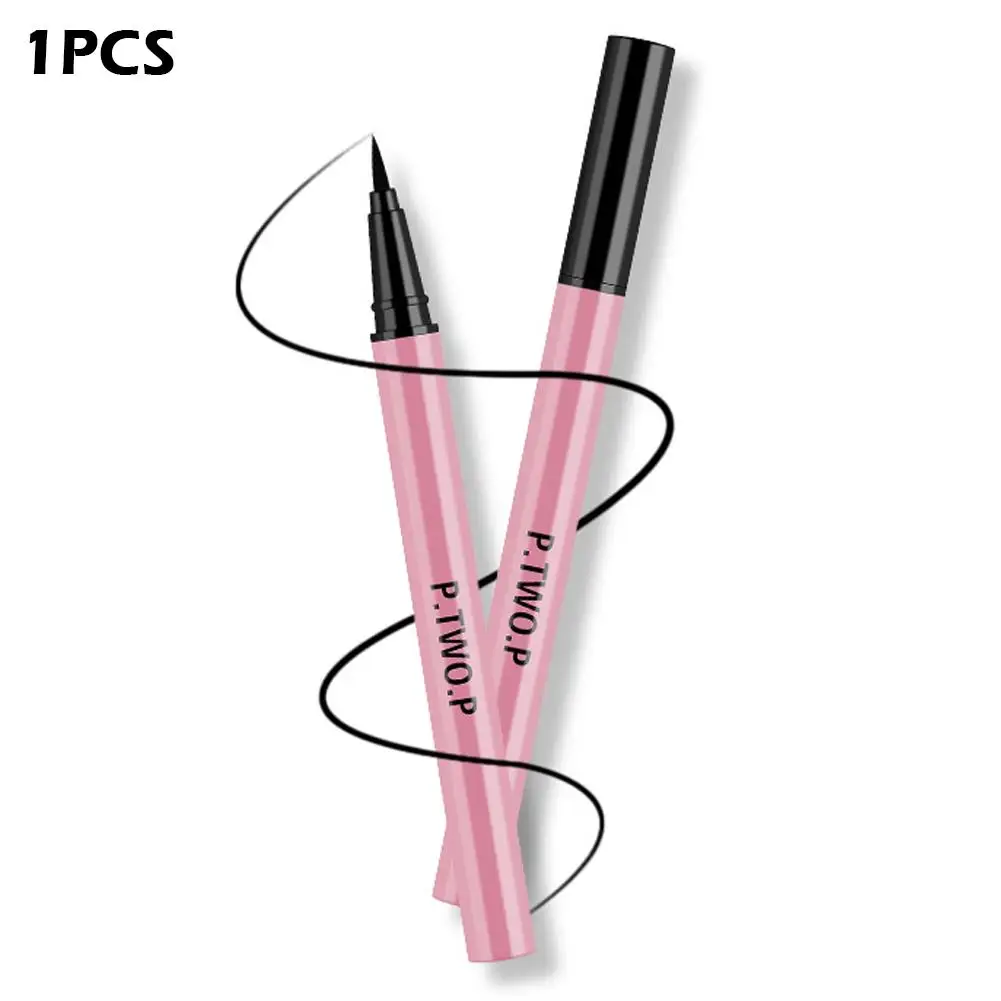 1 pz Eyeliner liquido nero fodera impermeabile a lunga durata senza strumenti ad asciugatura rapida penna liquido cosmetici professionali Eye Blooming Z4F8