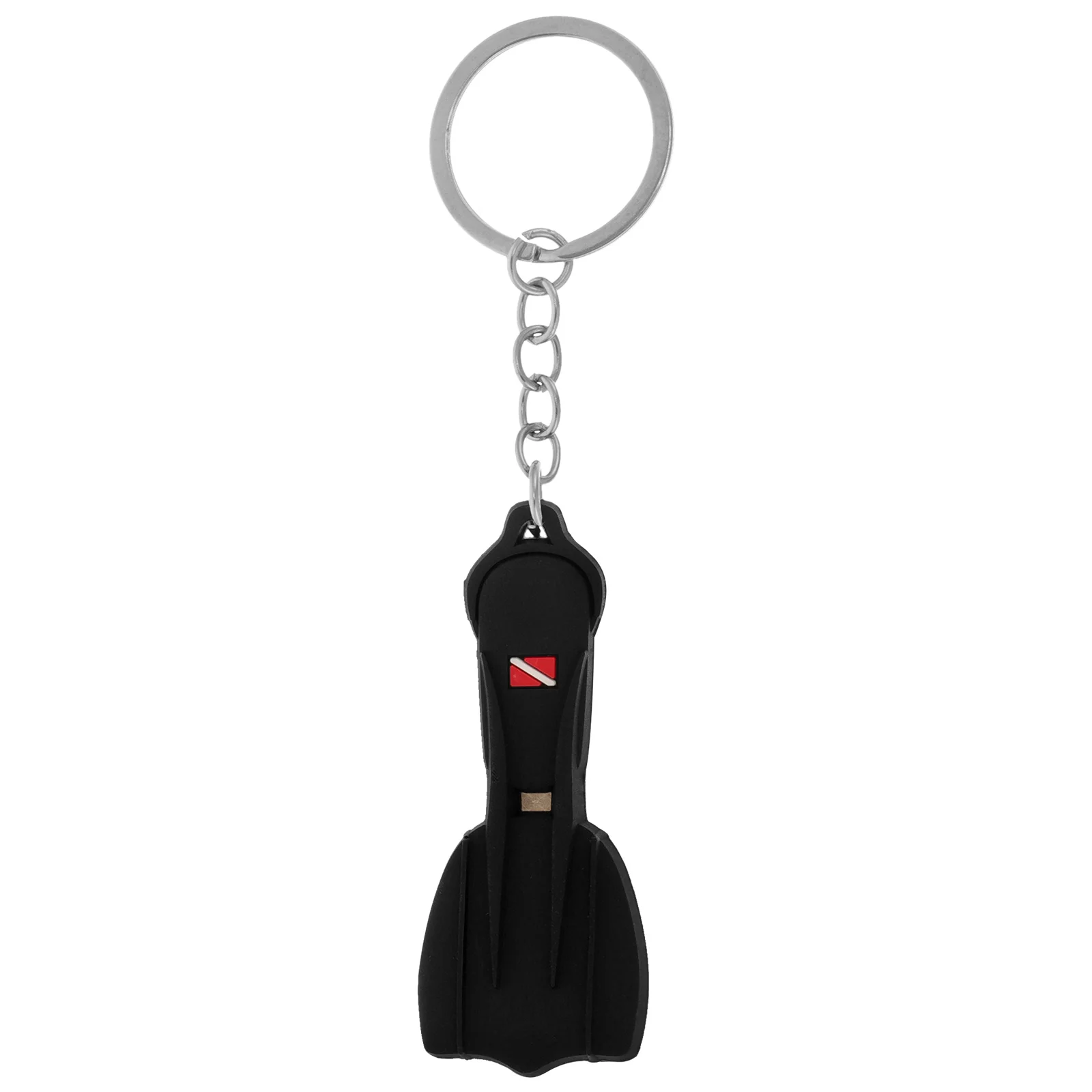 Diving Fin Keychain Retractable Plush Keychains Ring Bag Pendant Silicone Small Decorative Rings Hanging