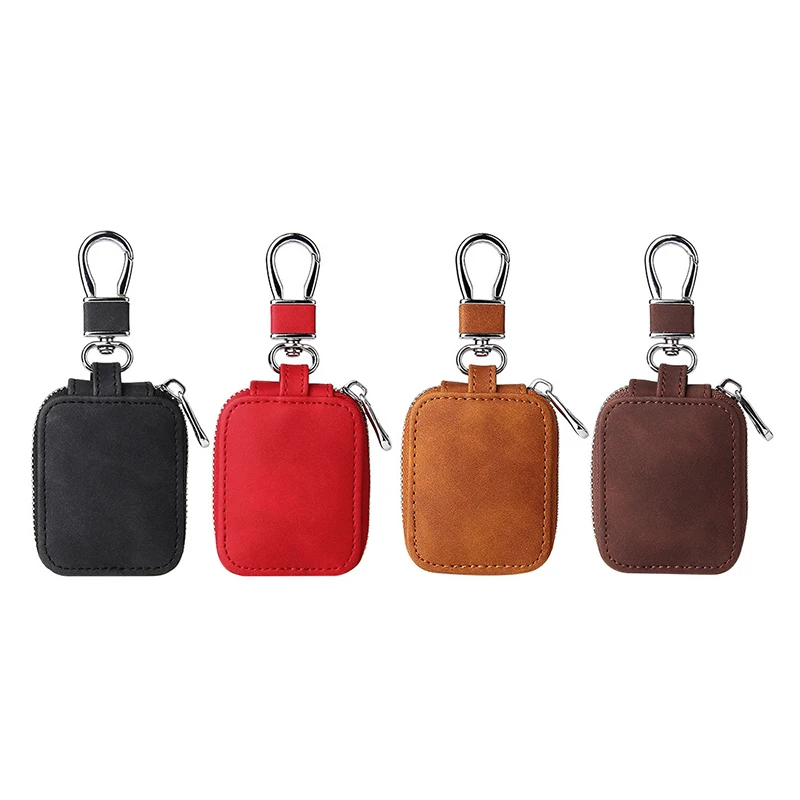 Universal Leather Protective Cases Dustproof Waterproof Anti-drop Anti- Travel Wireless Earbuds Pouch For  3/Pro/2
