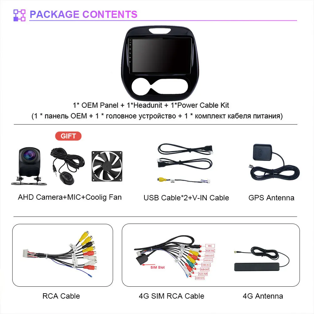 Android 16 Carplay Car Radio Multimedia Player For Renault Captur CLIO Samsung QM3 2011 - 2018 Autoradio Stereo 2din Head Unit