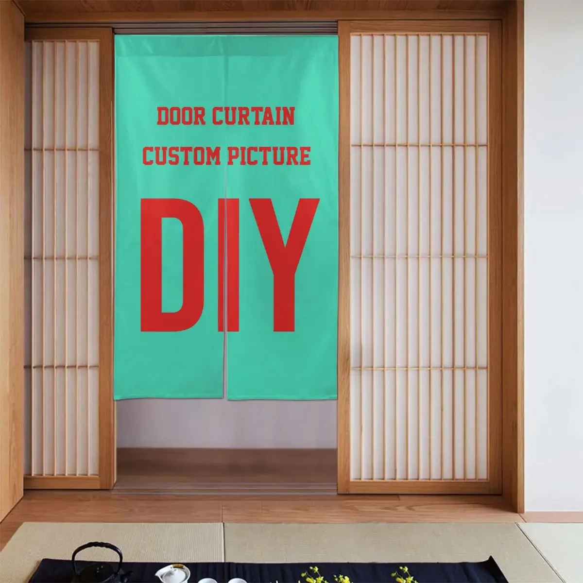 

Curtain Door Curtain DIY