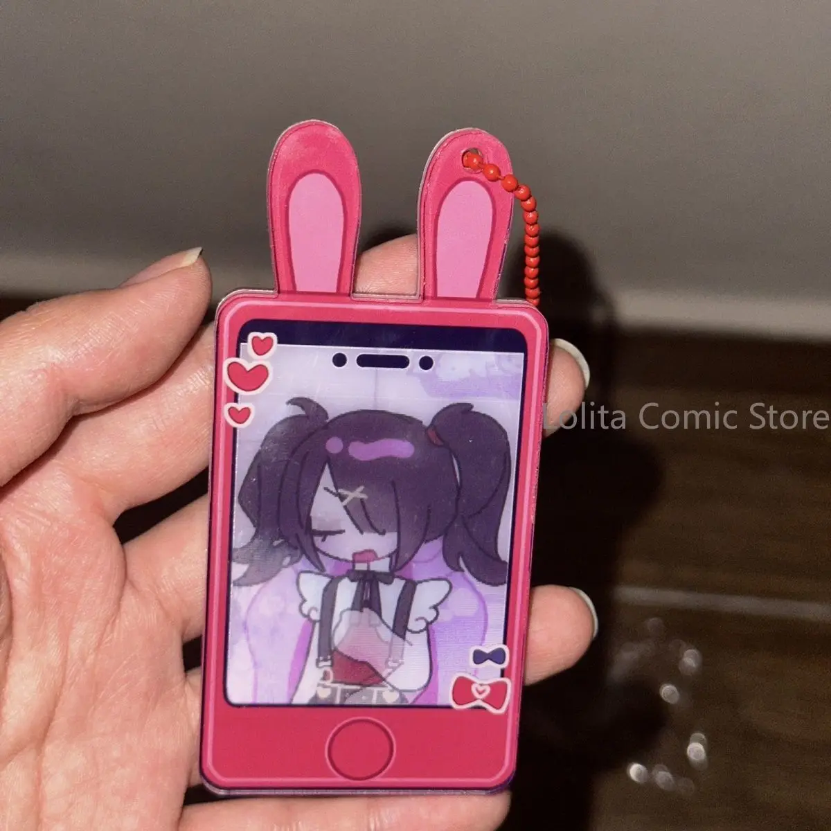Anime Needy Girl Overdose KAngel OMG kawaii Angel Ame Kawaii Acrylic Pendant Keychain Hanging Decor Fan Collection Gift Cosplay view 4