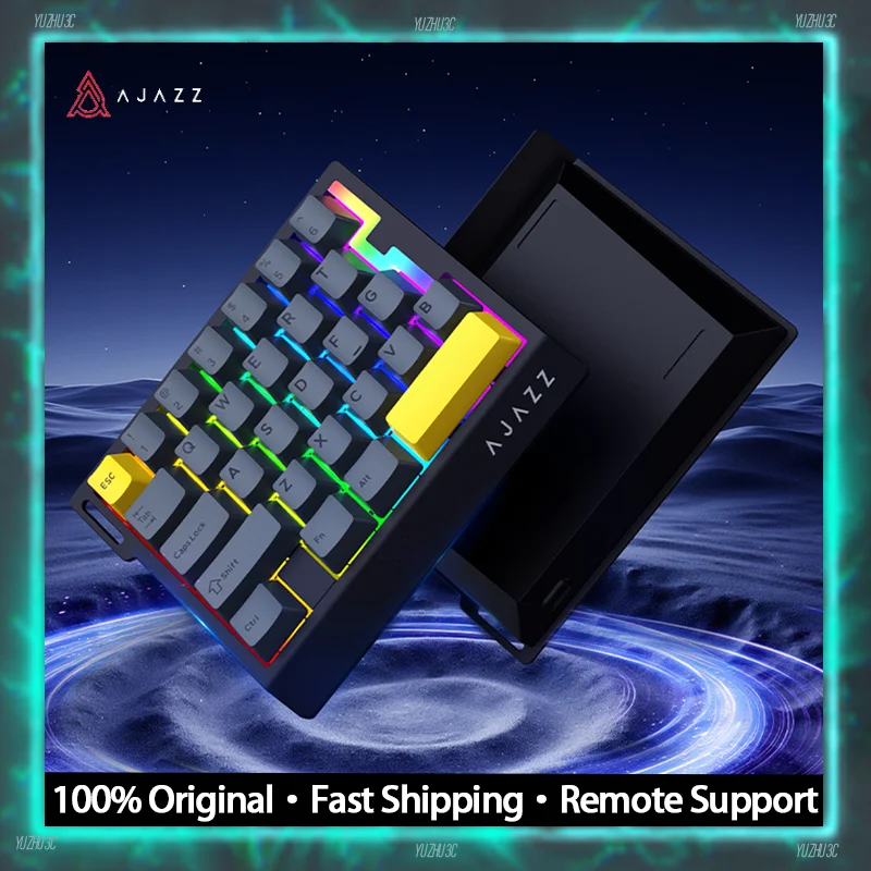 

AJAZZ AK029 HE Gaming Keyboard Hot Swappable Hall Effect Switch Support 8kHz Polling Rate Low Latency 0.01mm RT Web Driver