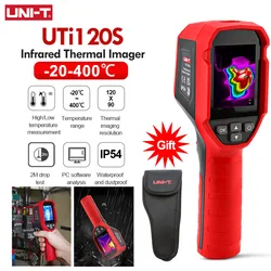 UNI-T UTI120S UTi712S Thermal Imaging Camera 120x90 Pixel Construction Thermal Imager For Repair Floor Heating Tube Testing
