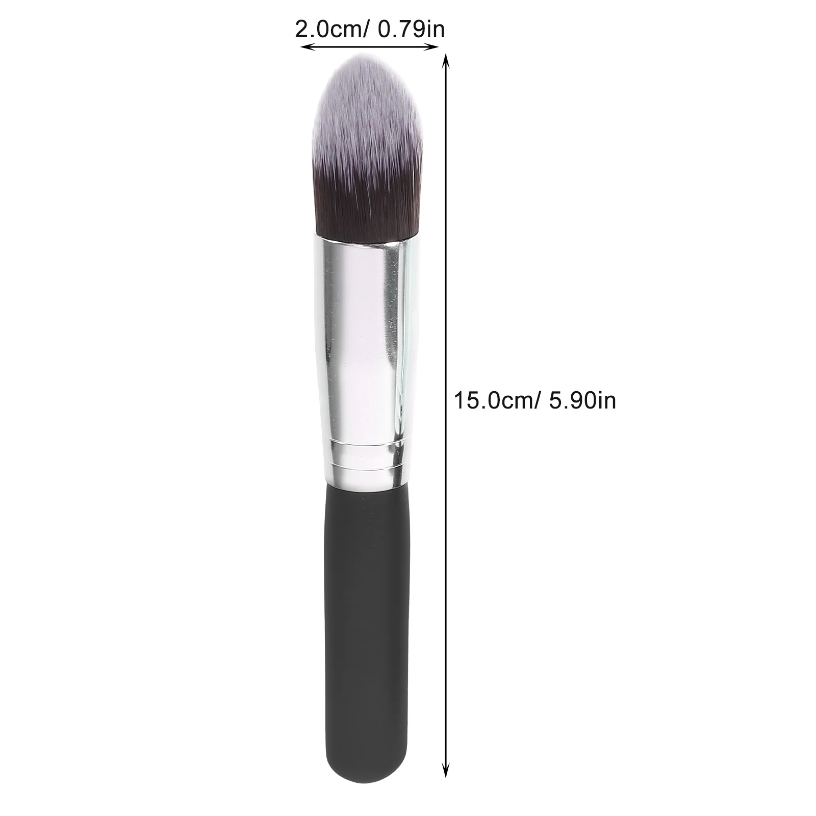 10pcs Makeup Brush Set Synthetic High Density Soft Tools For Foundation Blending Blush Face Application Kit