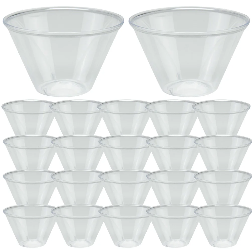 

100pcs Clear Disposable Water Cups 2oz Plastic Party Beverage Juice Drinking Sauce Sample Tasting Container