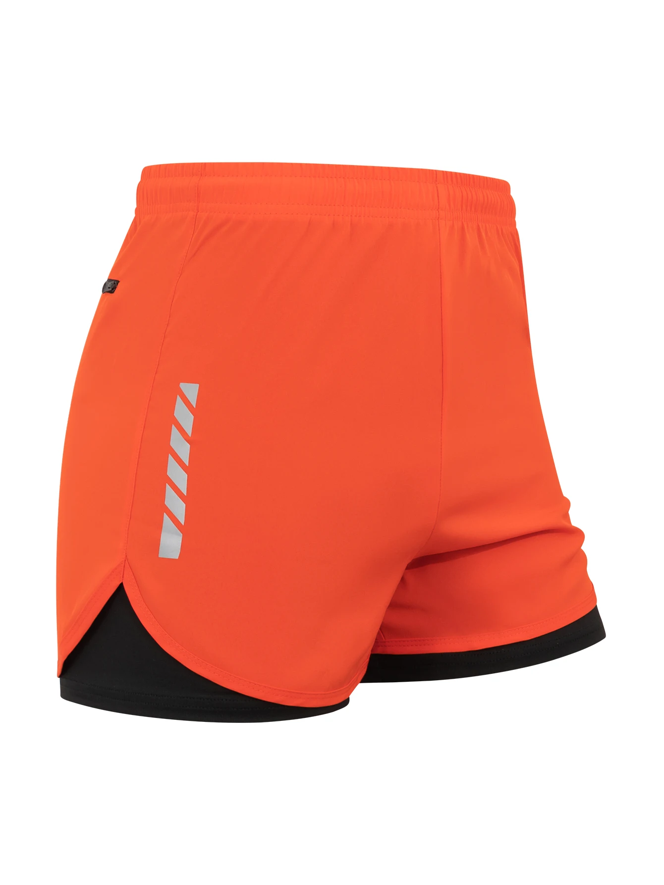 Running Shorts with Zipper Pockets, Breathable Fabric for Workouts 2 in 1 Men's Gym Shorts with Liner