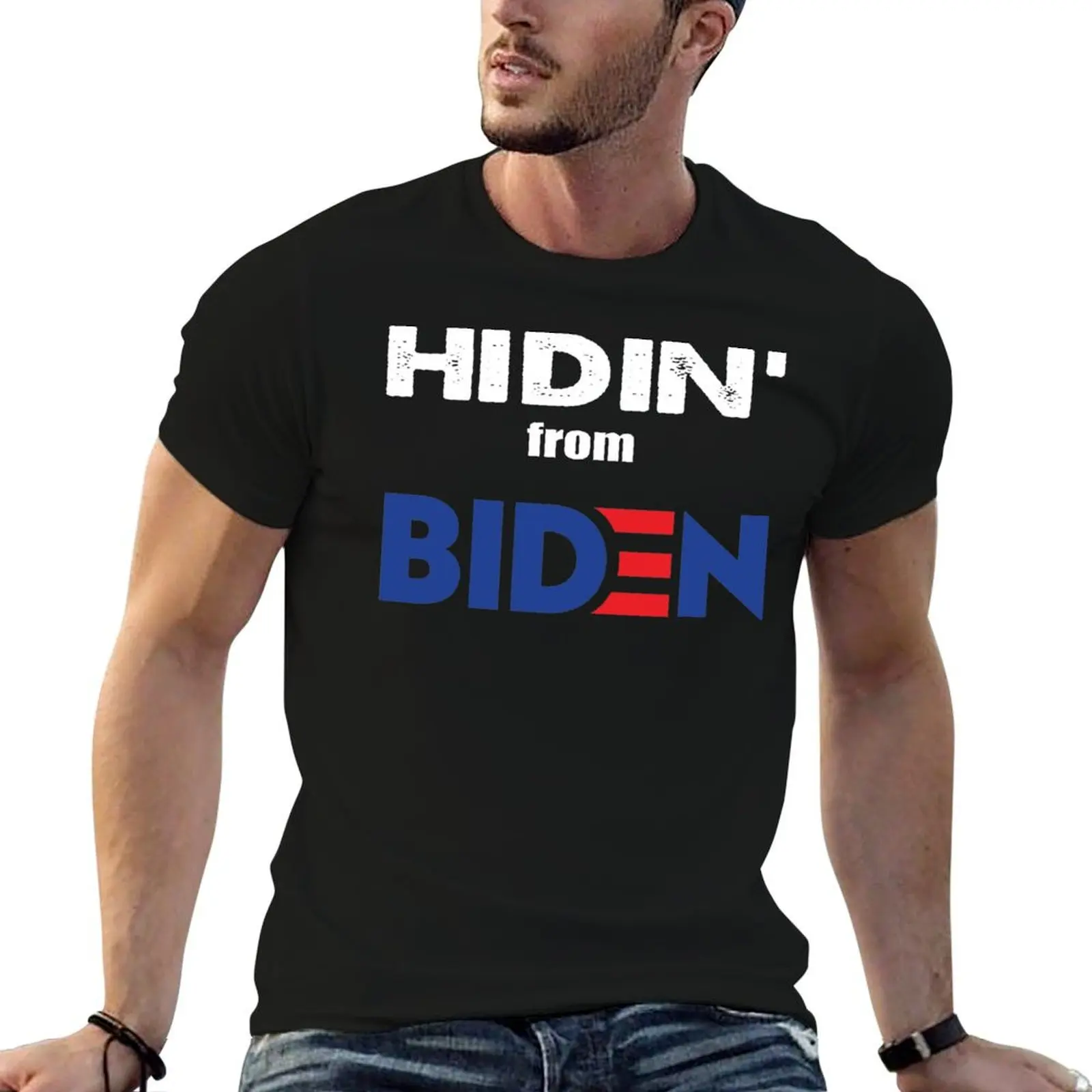

Hidin From Biden Shirt Biden For President 2020 Anti Biden T-Shirt t shirt custom print anime tshirt T-Shirt
