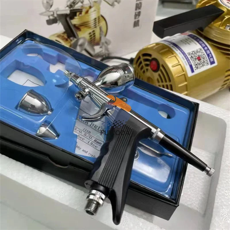 High Precision Gear Spray Gun Two Cylinder Dessert Mousse Sandblasting Machine Brand New Dessert Chocolate Spray Gun