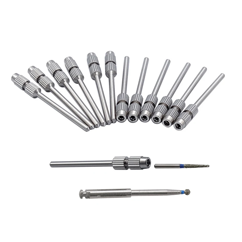 

3Pcs Mixed Dental Lab Polishing Bur Mandrel Adapter 2.35mm Dentistry Drill Shank Converter Polisher Convertion Clamp Rod Tools