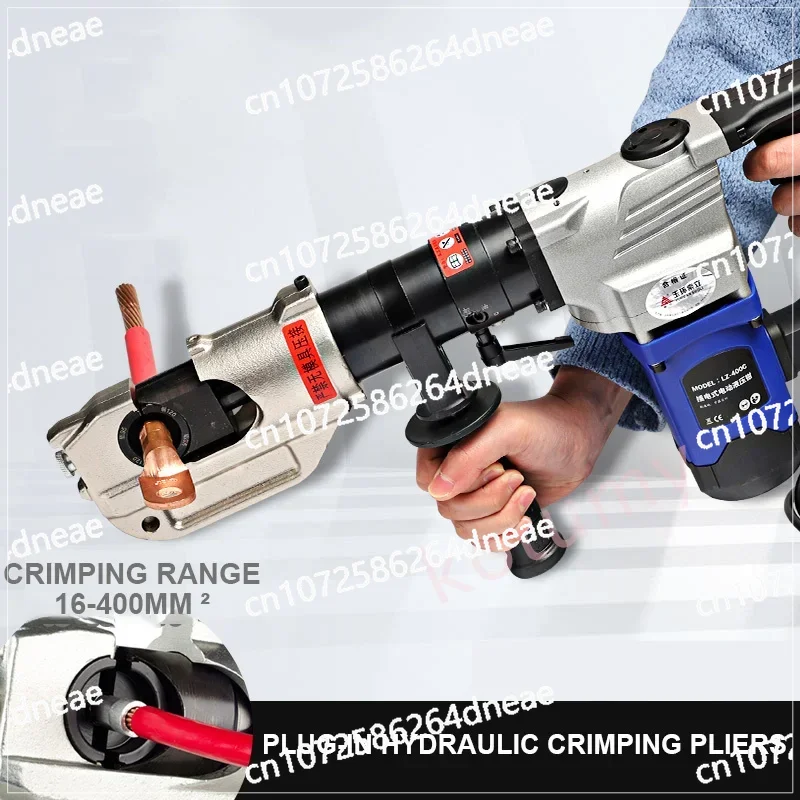 

Электрический гидравлический зажим, подключаемый обжимной зажим, непрерывный обжимной LZ-240C, медный алюминиевый инструмент для обжима носа, портативный