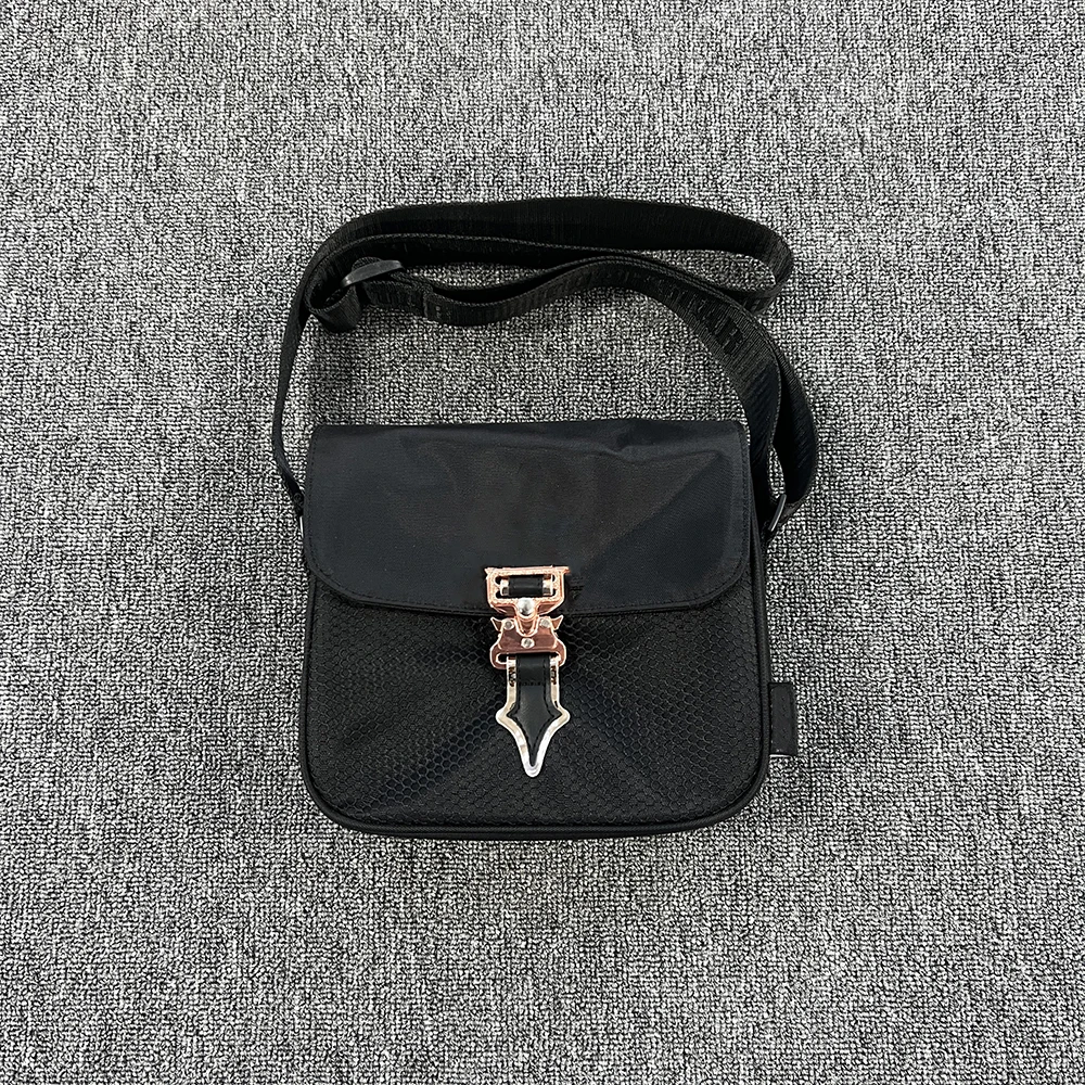 

T-9 Black Crossbody Bag with Rose Gold Print - Trendy Casual Ultra-Lightweight Everyday Accessory Black Cee