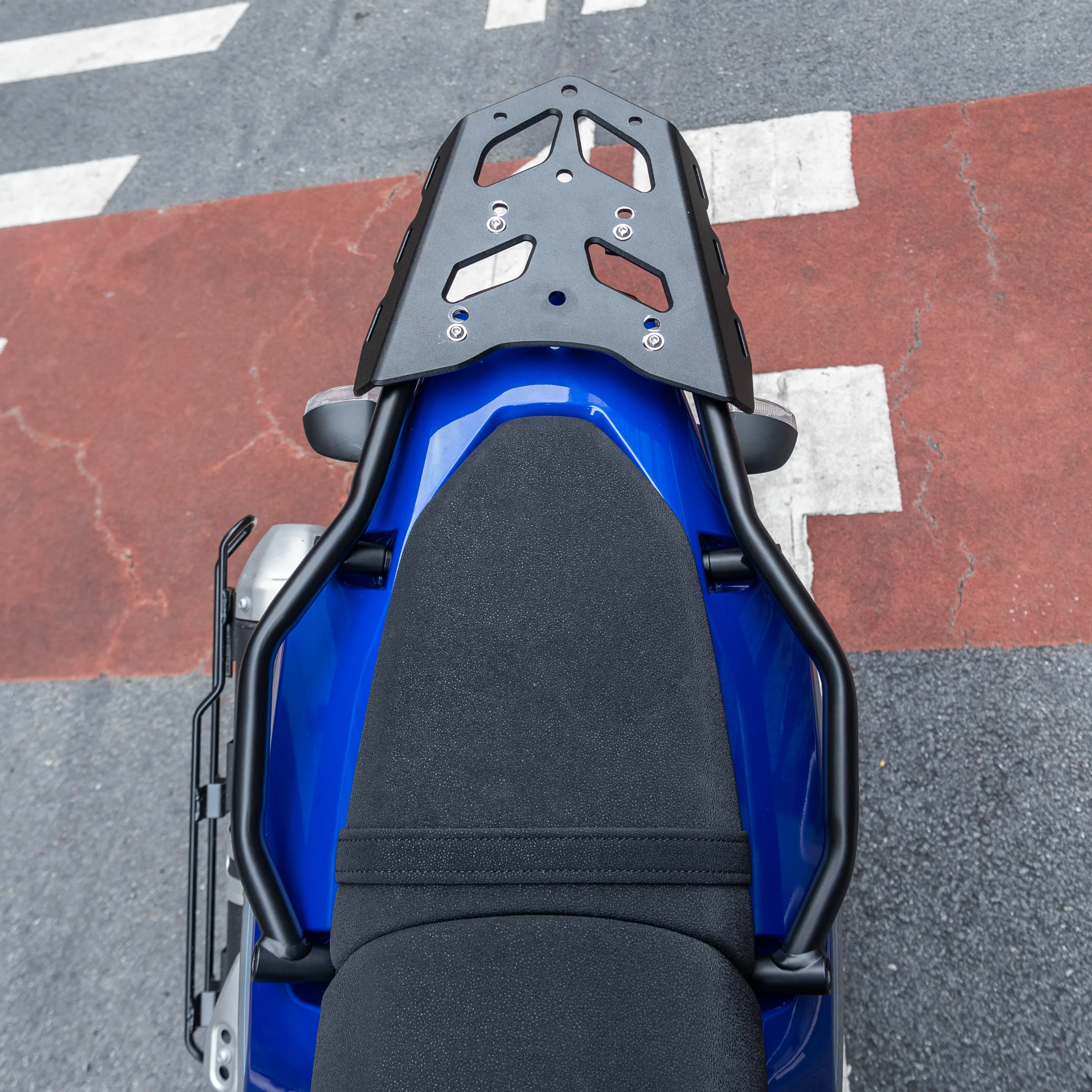 WOLFLINE Tenere700 Rear Luggage Rack Carrier for Yamaha Tenere 700 XTZ700 Rear Luggage Bracket Top Case Cargo Bracket 2018-2025
