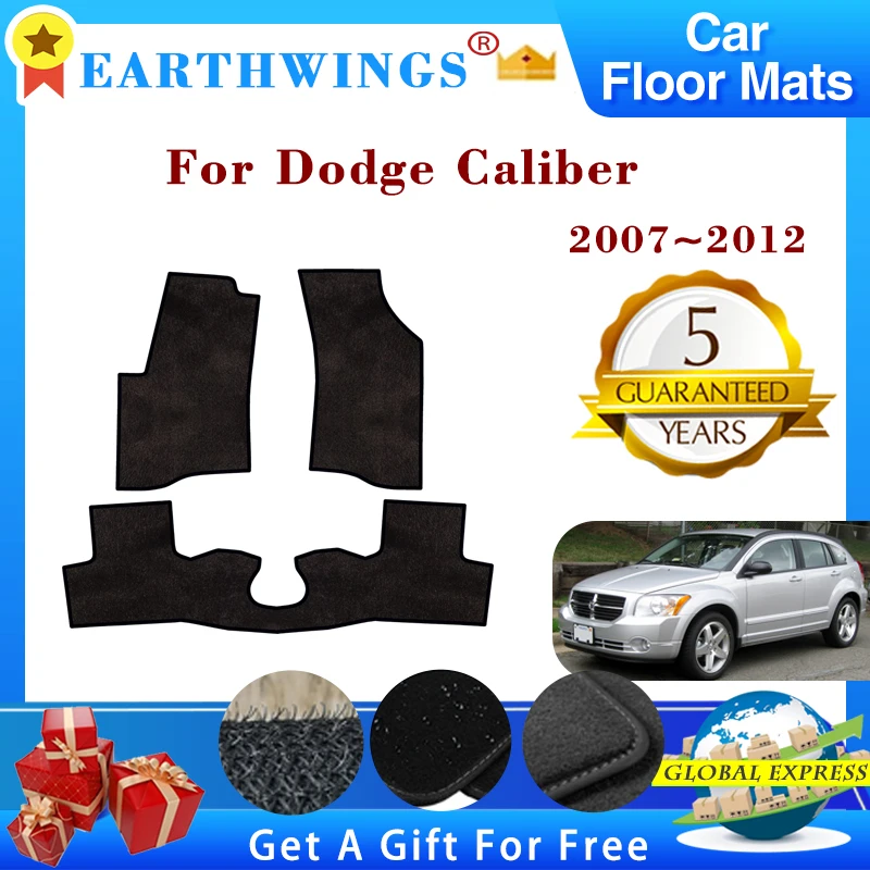 

Car Floor Mats For Dodge Caliber 2007~2012 2008 2009 2010 Rugs Panel Footpads Carpet Cover Anti-slip Foot Pads Auto Accessories