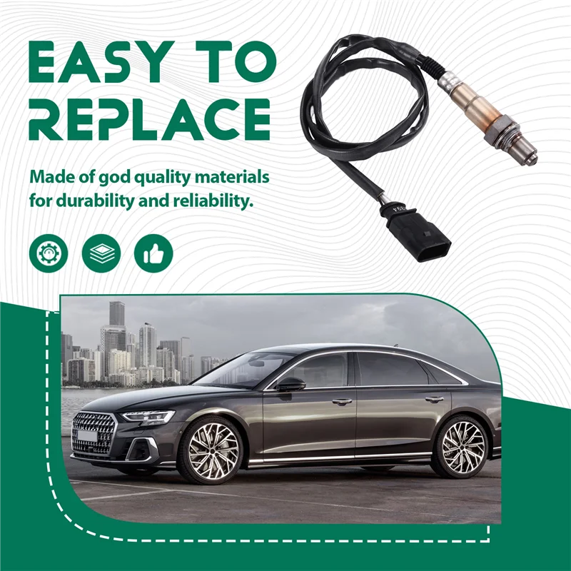 Sensor Oksigen Mobil Sensor O2 0258010038 Untuk A6 A8 Q7 RS7 S6 VWCC Passat Touareg 2008-2017